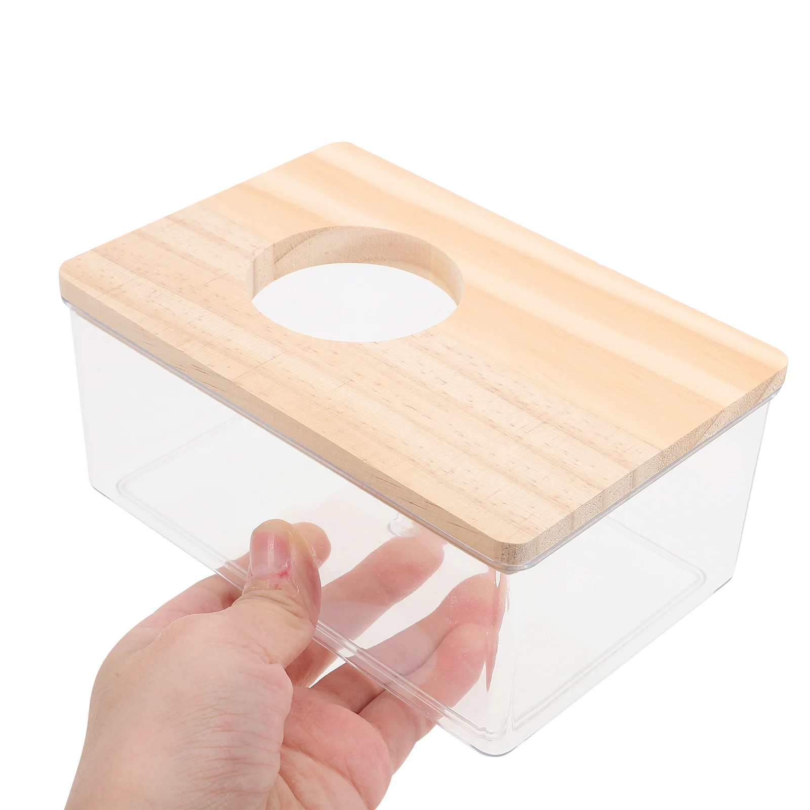 1 قطعة حوض استحمام الرمل الهامستر مع غطاء خشبي حوض أكريليك متعدد الأغراض الحيوانات الأليفة الصغيرة المرحاض حفر صندوق الرمل التنظيف الصحي