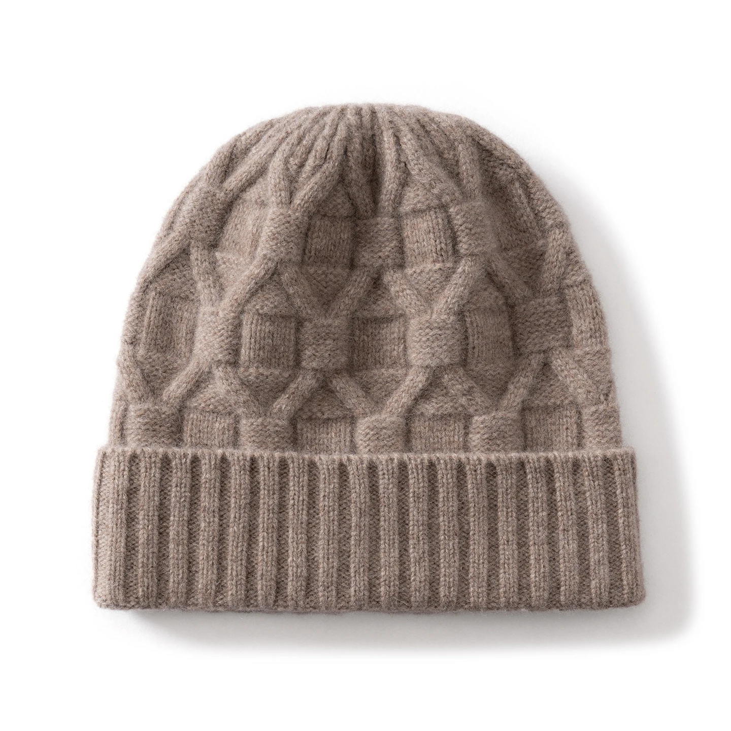ZOCEPT Winter Hat For Women 100% Wool Knitted Hats Female Outdoor Thickened Warm Hats Windproof Cycling Camping Hiking Caps