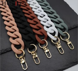 30-120cm Chain Acrylic Woman‘s Handbag Accessory Resin Luxury Frosted Strap Clutch Shoulder Purse