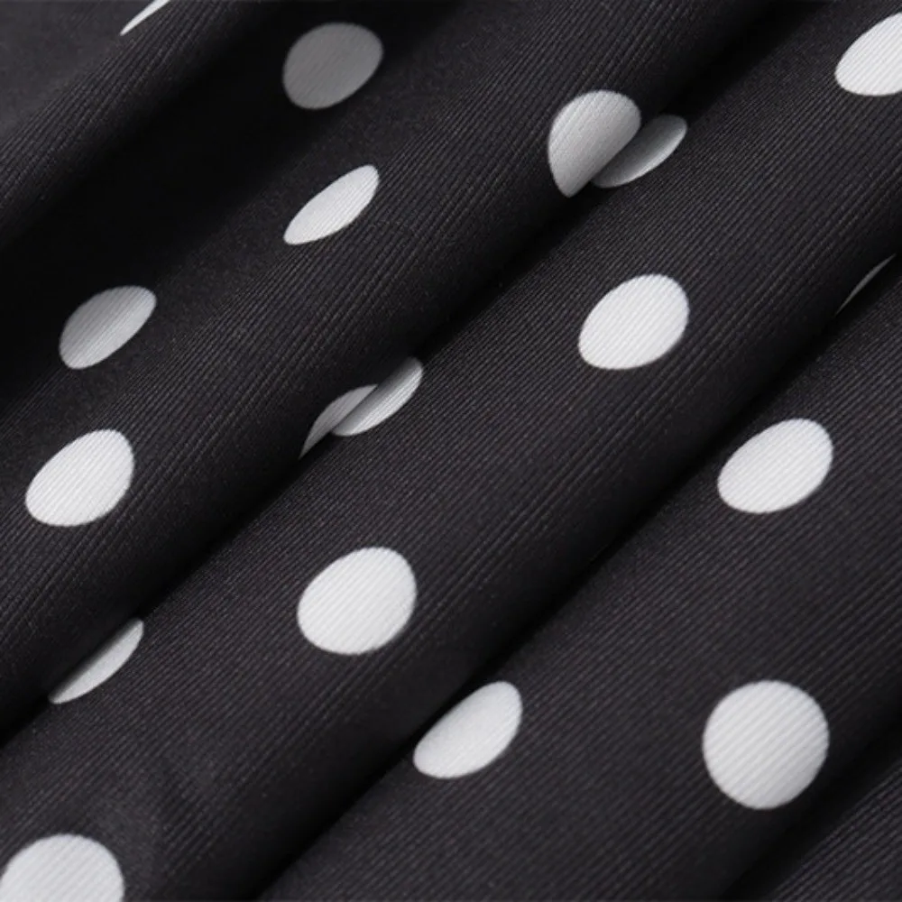 

Elegant Backless Polka Dot Dress Sleeveless Breathable Halter Dress Off Shoulder Comfortable Chiffon Dress Summer