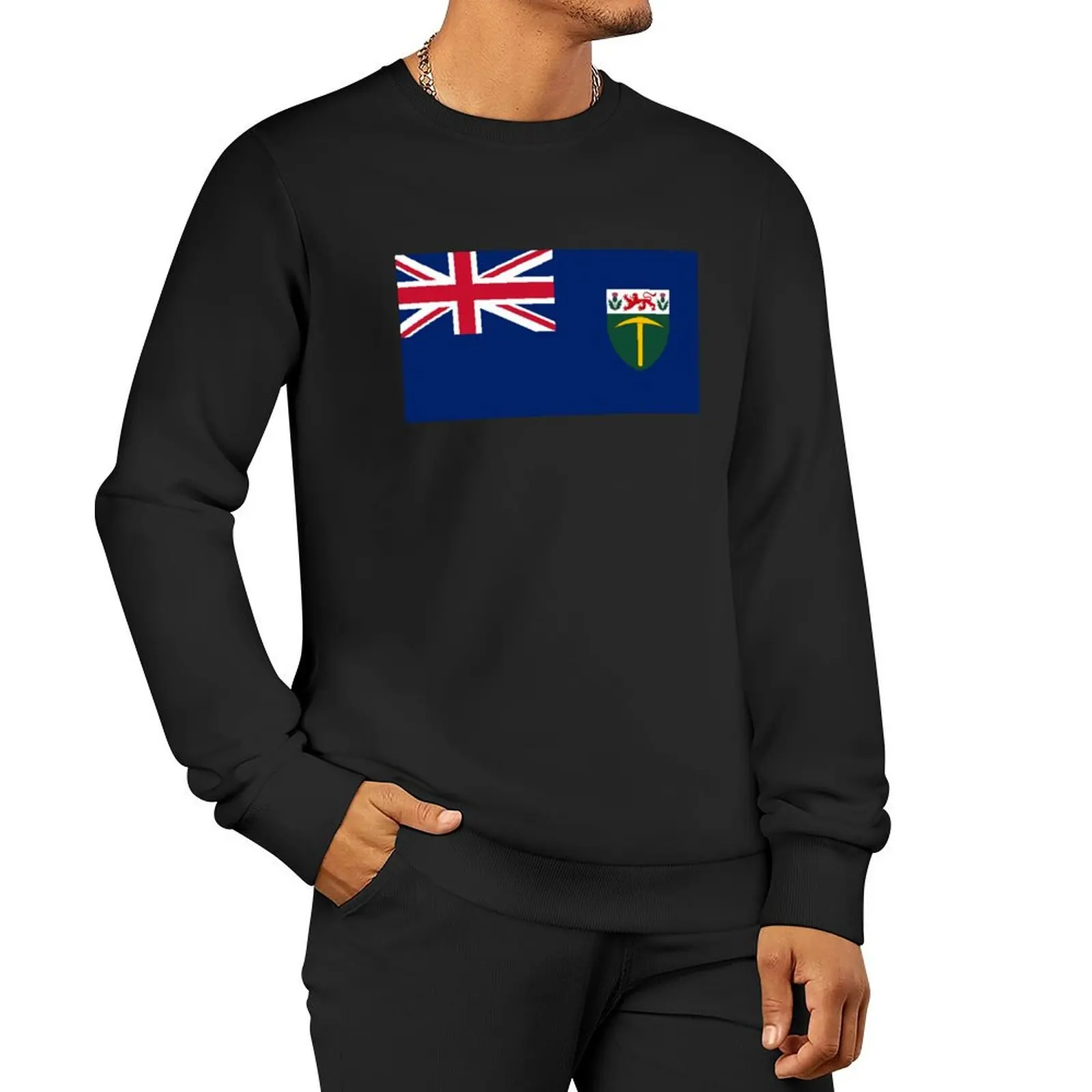 

Flag of Southern Rhodesia Pullover Hoodie men's winter sweater men's coat sweatshirt for men