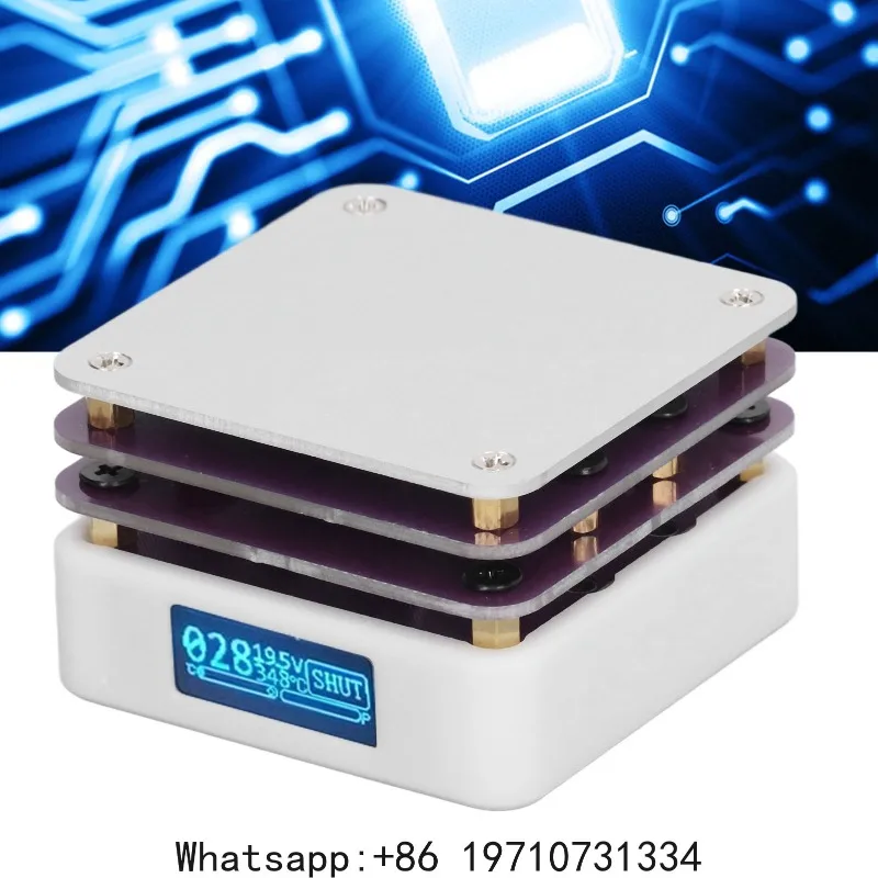 Welder Hot Plate USB Type C Interface Preheat Smart Enough Effective Heating Area Thermostat Chip Welding Station for PCB SMD