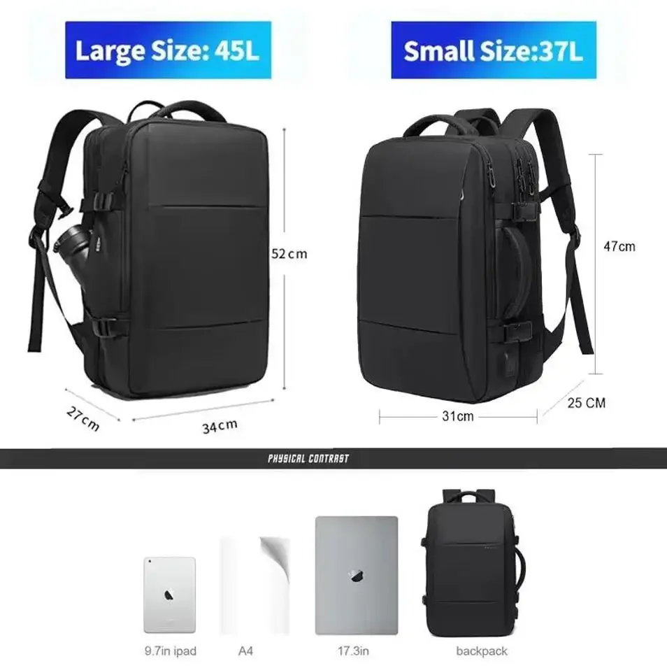 Men's Backpack Business Backpack School Big Capacity Laptop Waterproof Student Fashion Backpack