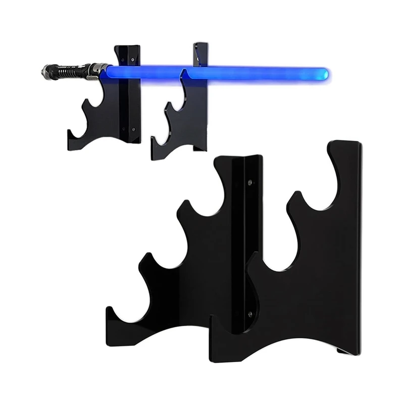 Light Saber Stand Display Acrylic Wand Holder Display Decorative Light Saber Stand No Drill Display