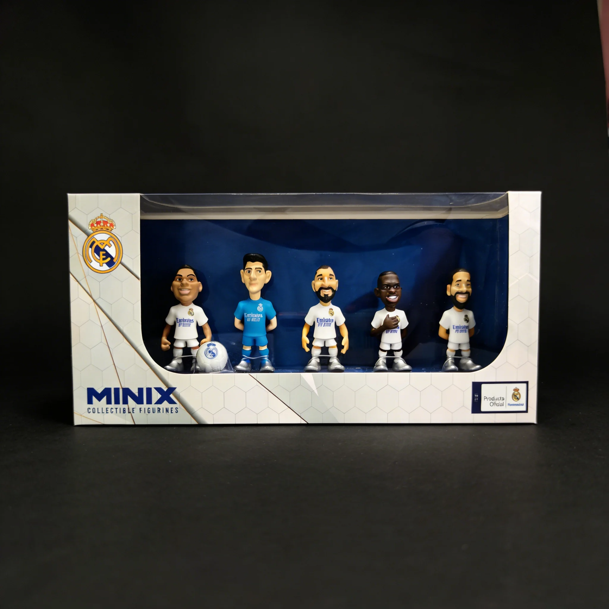 Set de Jugadores Minix Star - Real Madrid (Casemiro, Courtois, Benzema, Vinicius, Carvajal) - Regalo de Año Nuevo - Regalos de Navidad, Año Nuevo y Cumpleaños para Amigos y Familiares, Decoraciones de Cultura Pop, Regalos de Cumpleaños, Coleccionables de Cómics, Mercancía Oficialmente Licenciada, Coleccionables de Alta Gama, Recuerdos de Cómics, Regalos Geek, Coleccionables