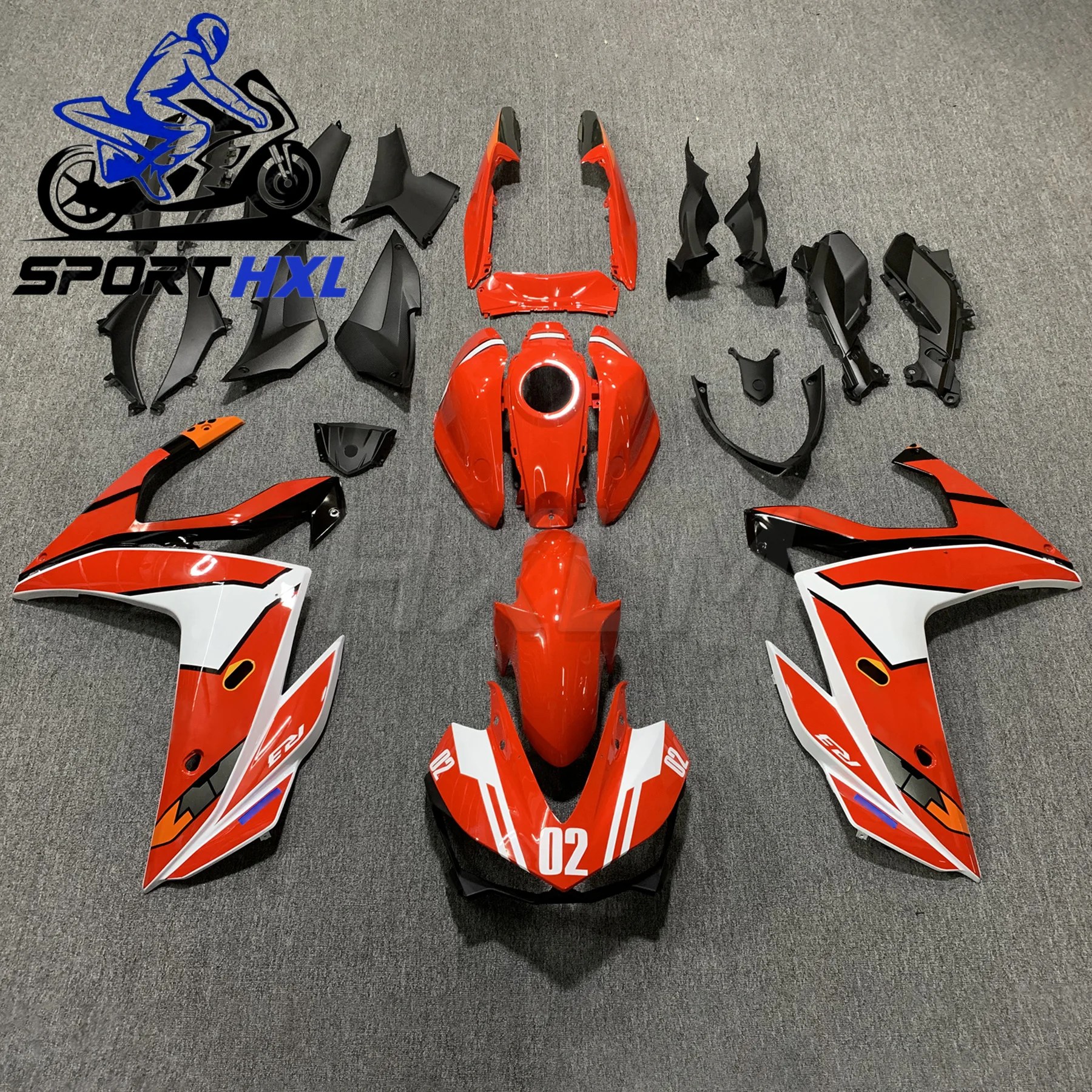 For Yamaha YZF-R3 YZF-R25 15 16 17 18 Bodywork fairing Full fairing kit Fairing kit Bodywork fairing kit Custom ABS Injection