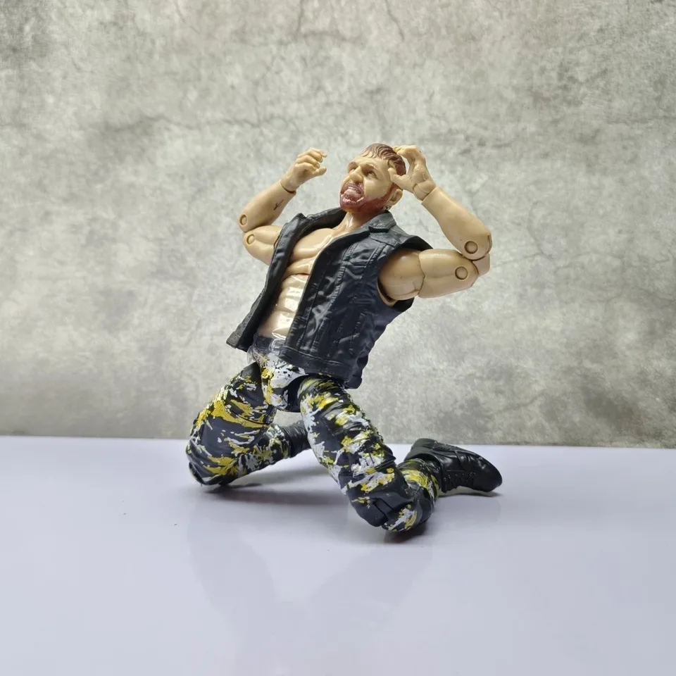 JON MOXLEY ORIGINAL WWE AEW Action Figure Wrestling Figure Display