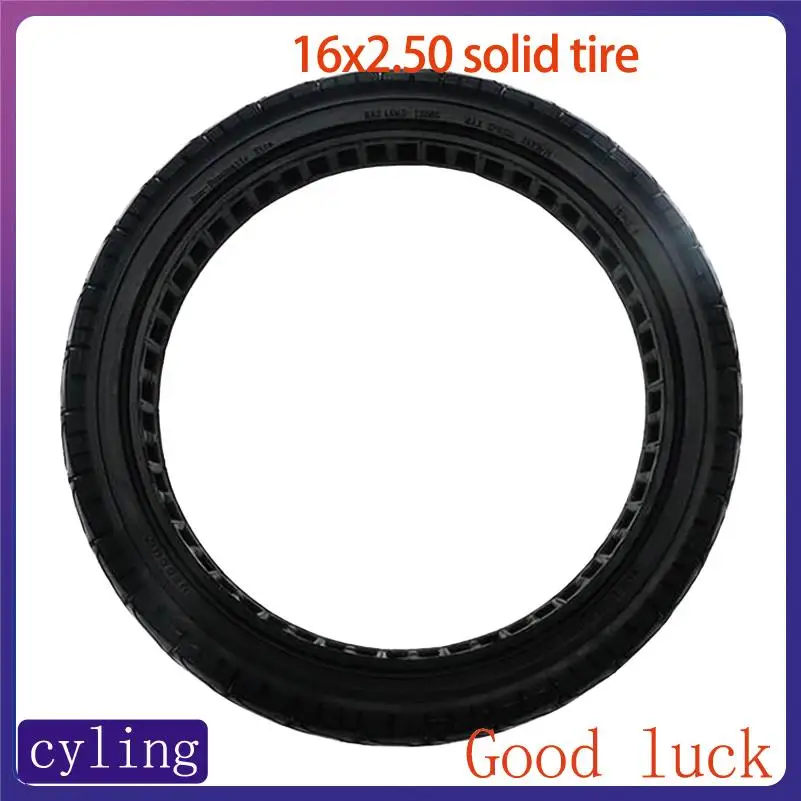 

Reliable 16x2.50 Solid Tires with Innovative Rubber Hollow Honeycomb for Electric Bicycles