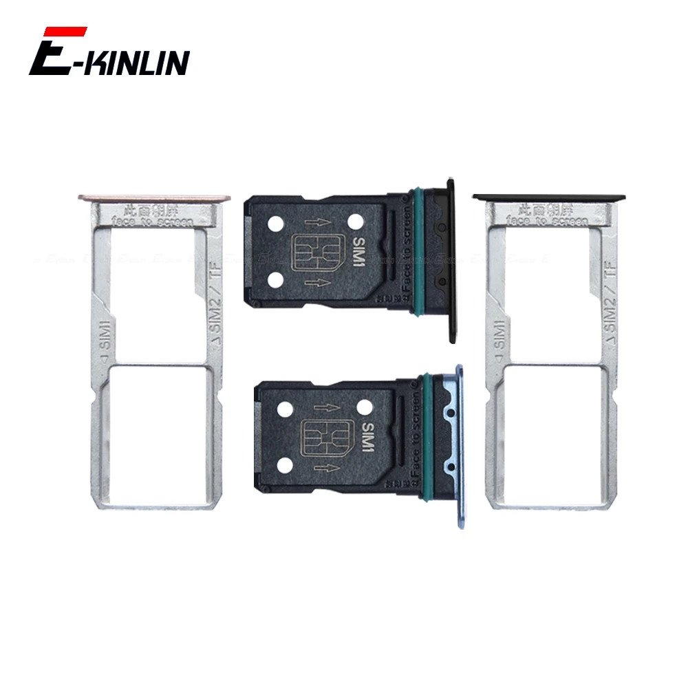 

Micro SD Sim Card Tray Socket Slot Adapter Connector Reader For OPPO F7 Youth F9 Pro Container Holder Replacement Parts