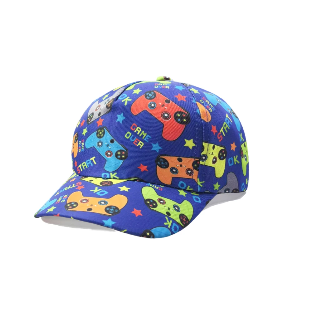 Child Fashion Cartoon Printing Game Motion Car Animal Leisure Baseball Caps Outdoors Shade Bivouac Kid Adjustable Sun Hats Hot
