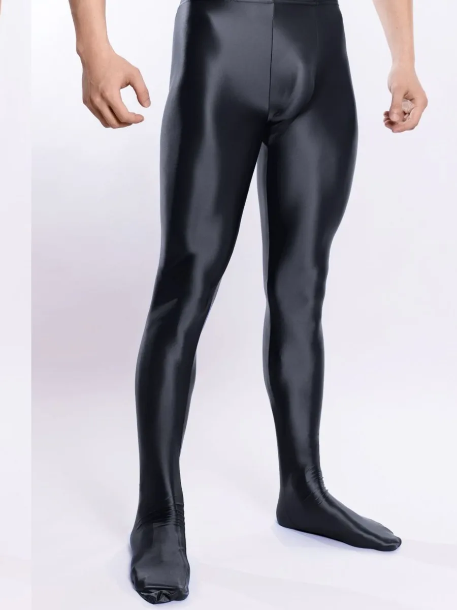 

Глянцевые прозрачные колготки больших размеров, гладкие колготки для бодибилдинга для мужчин и женщин, повседневные однотонные колготки Casaul EUCM