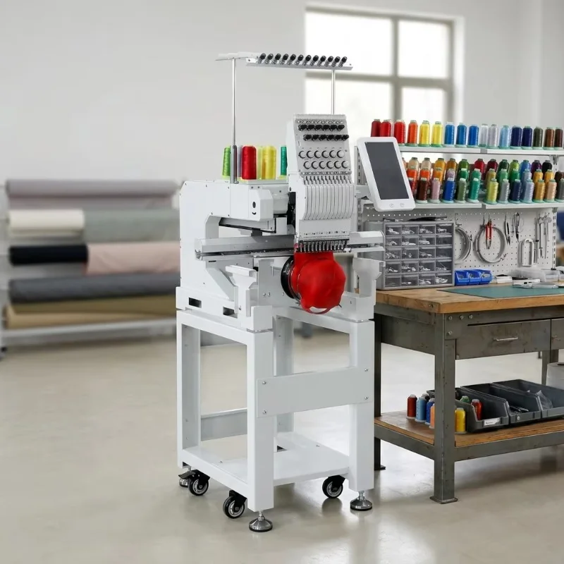 Embroidery Machine Computerized - Máquina de Bordar Computadorizada de Cabeça
