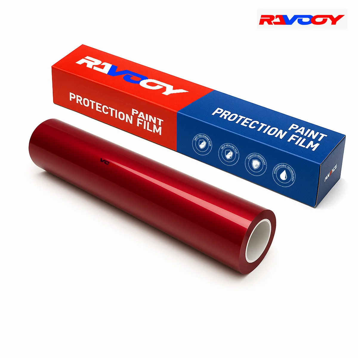 

Glossy Dragon Blood Red Color PPF TPU Paint Protection Film Car Wrap Invisible Car Scratch Resistant Anti-Yellowing Hydrophobic