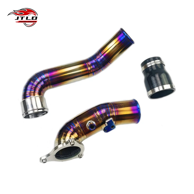 JTLD High Performance Air Intake Titanium Alloy For BMW F2X/F3X B58 F Series Charge Pipe Normal Burnt