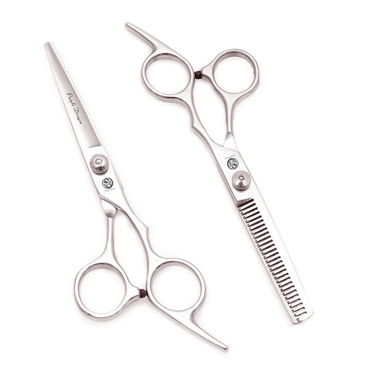 Haarschere Purple Dragon 6 Zoll Edelstahl Haarschneideschere für den Heimgebrauch Effilierschere Styling-Werkzeug Friseurschere Z1001