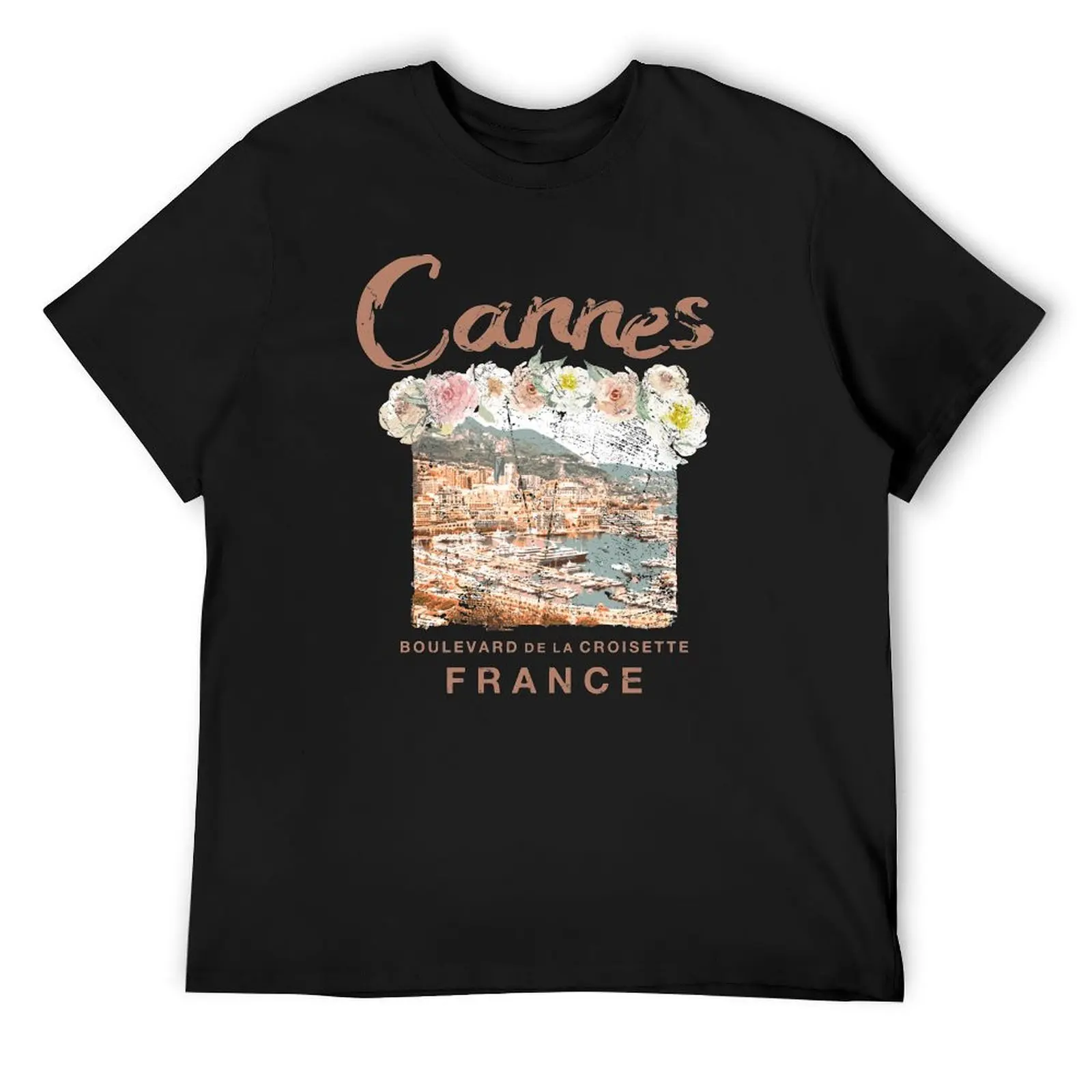 Cannes France French Riviera Vintage Festival T-Shirt Aesthetic clothing boys whites mens designer t shirt