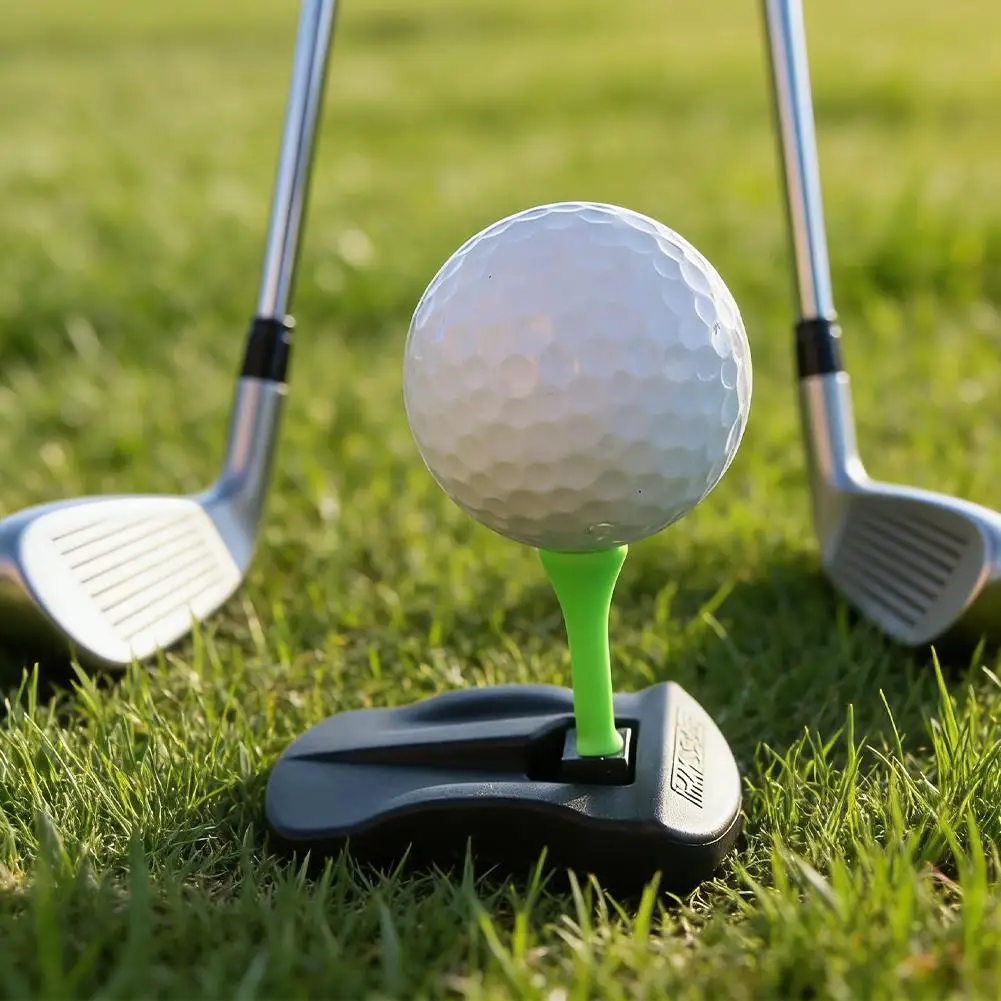 

Golf Training Ball Tees Stand Plastic Hinged Turf Base Creative Golf Ball Spike Stand Base Performance Golf Accessories