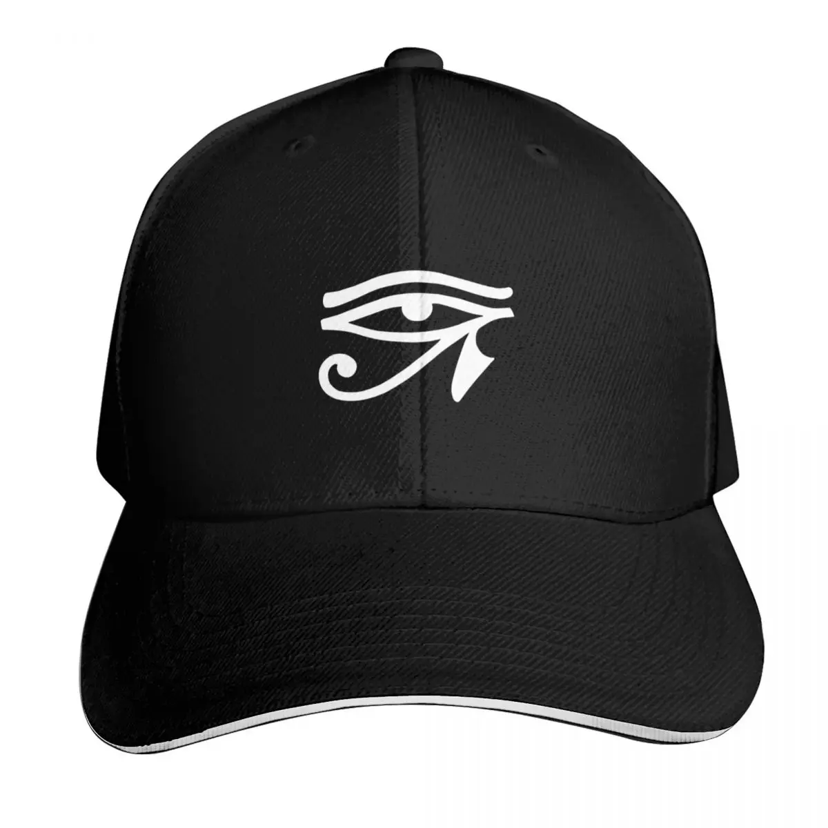 

White Eye of Horus symbol Baseball Cap Sun Cap Military Tactical Cap Golf Wear Ladies Men's