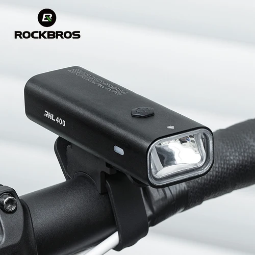 ROCKBROS-luz frontal para bicicleta, 200/400/600/800LM, carga tipo C, faro delantero de aluminio IPX6, accesorio impermeable para ciclismo