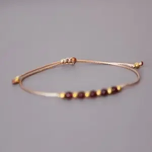 Exquisite Garnet Crystal Bracelet for Women January Birthstone Capricorn Gifts Birthday Gifts for Her