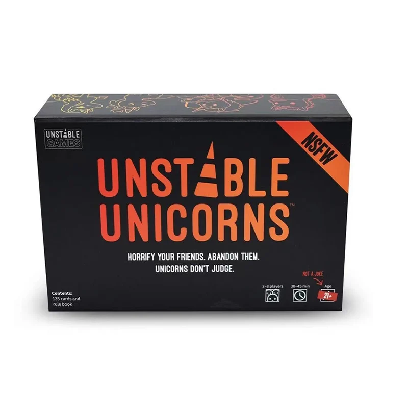 Tarjeta de juego de mesa con núcleo de unicornios y dragones NSFW Rainbow Uncut Legend, paquete de expansión, segunda edición, nuevo