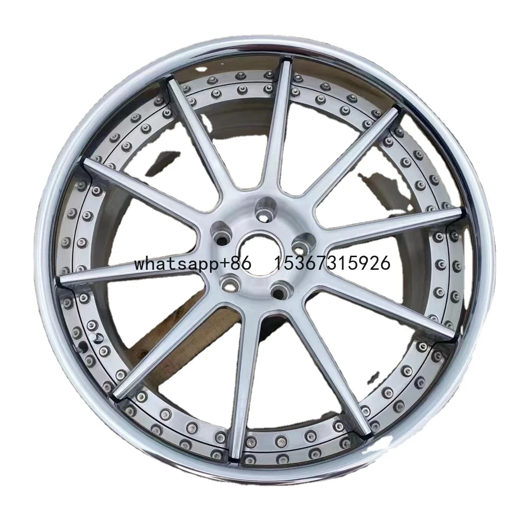 

Top quality aluminum forgings 2 piece forged wheels 5x114.3 5x112 forged wheels rims for audi mercedes