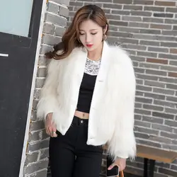 2023 Winter Raccoon Dog Fur Woven Coat Women's Lightweight Fashion Real Fur Coat Solid Color O-Neck Button Single Breasted Coat