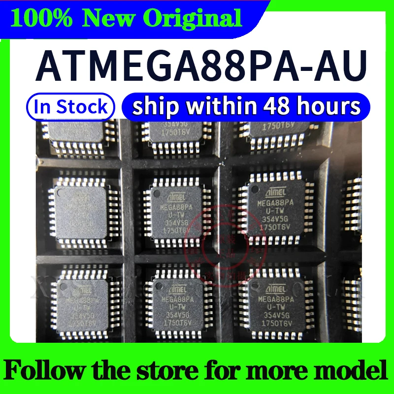 

ATMEGA88PA-AU ATMEGA88PA In stock 48 hours ship
