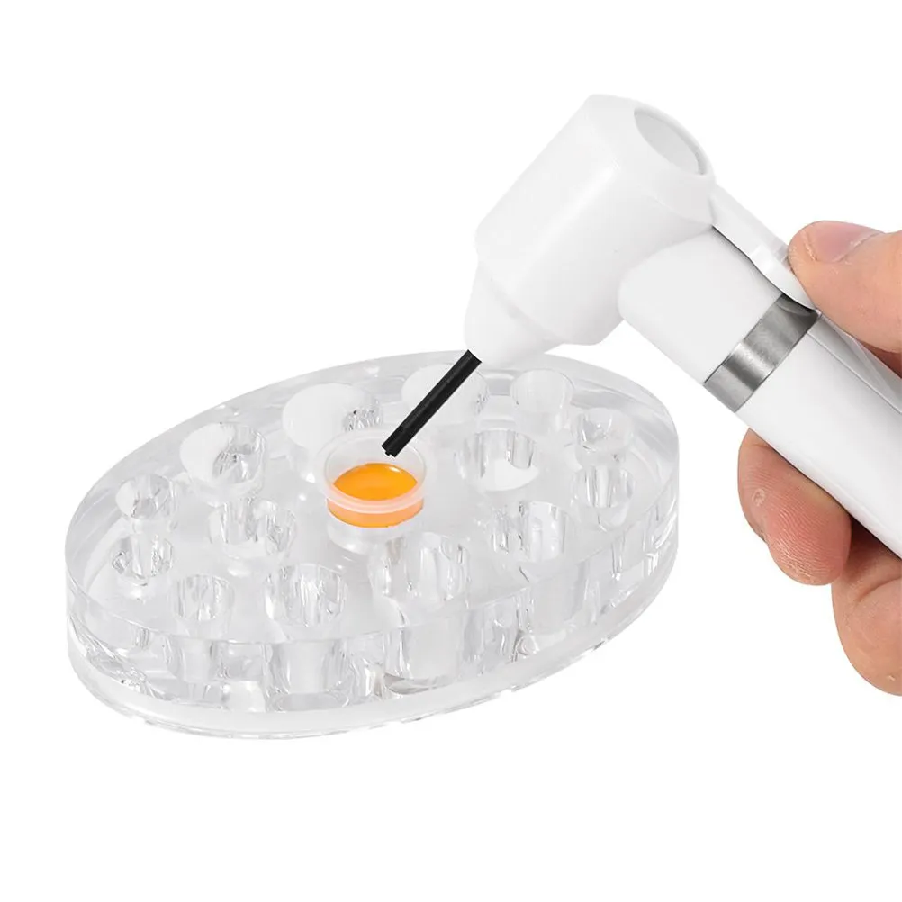 

1Pcs Electric Pigment Mixer with 5 Replacement Sticks ABS Material Stirrer for Eyebrow Lip Tattoo Coloring Blender