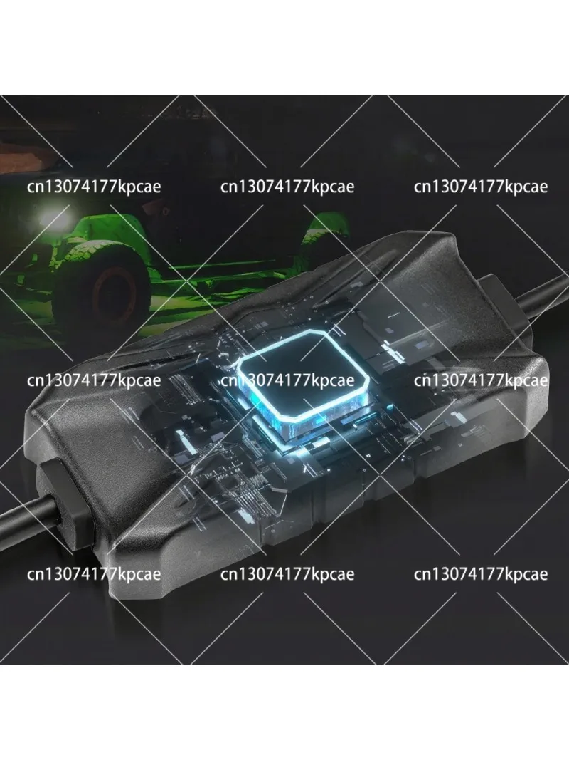 8 Pods Waterproof LED Rock Lights, Multicolor App Music Sync Control For 4x4 Truck