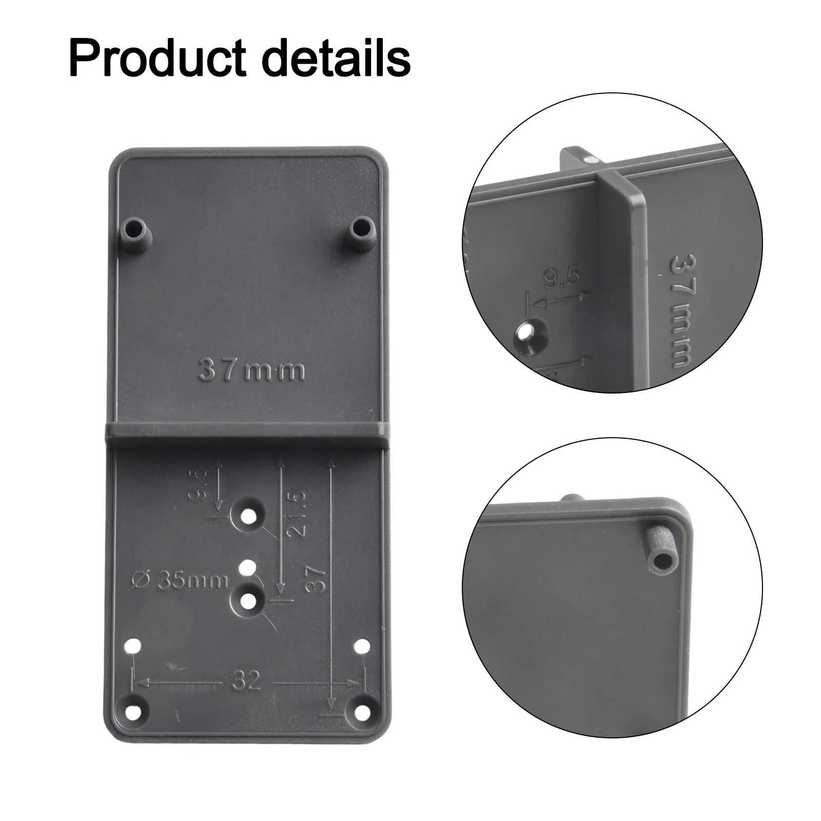 1 個ヒンジドリル穴オープナーロケーター 35 ミリメートル 40 ミリメートル木工位置決めマークツールヒンジ穴掘削ガイド ABS ツール部品