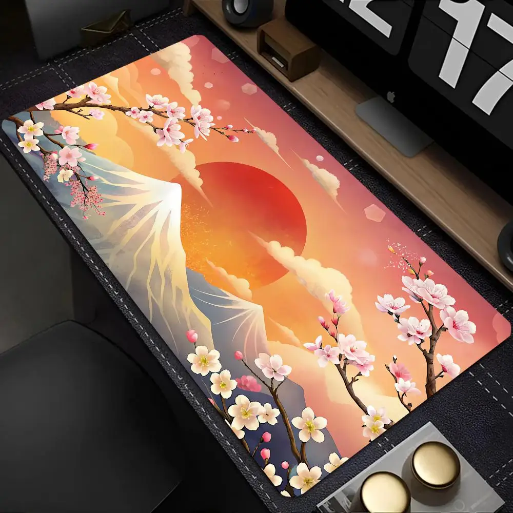 

Desktop aesthetic art illustration Mouse Pad Desk Mat Gaming mat gamer pc accessories rubber anti-slip keypad expansion mousepad