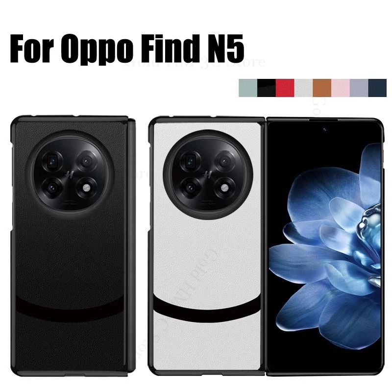 

Cover For Oppo Find N5 Splice Leather Phone Shockproof Case For OPPO Find N3 Flip Case Holster Protective Back Cover Find N2 n5