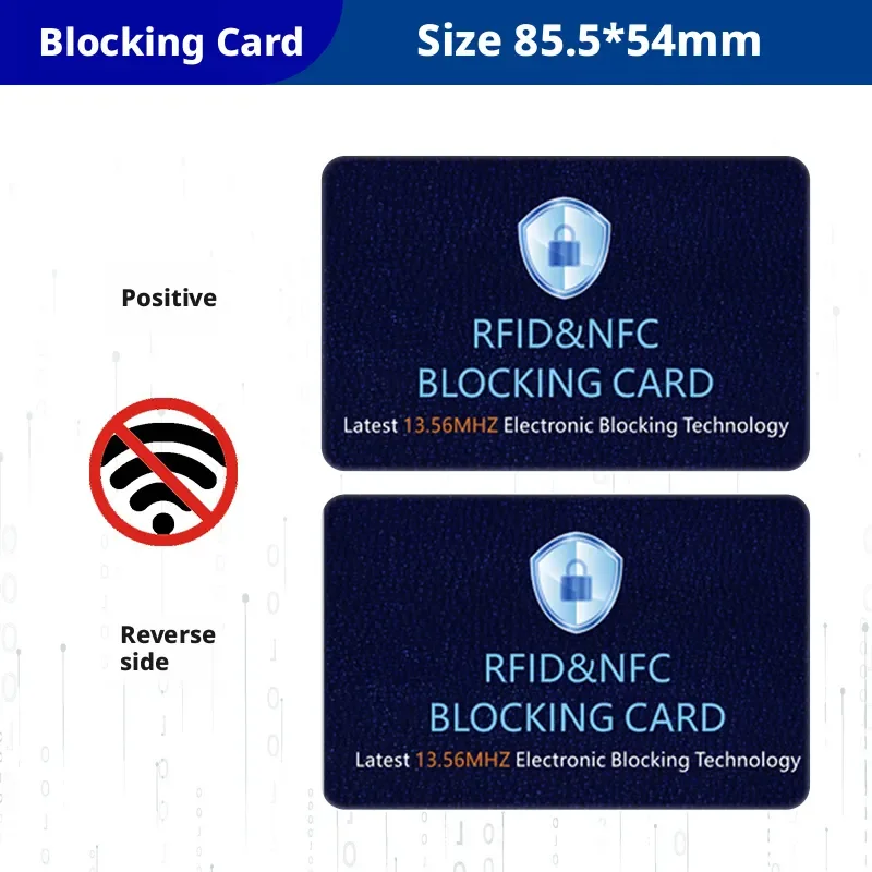 RFID Blocking Credit Card Protector NFC Theft Shield Wallet ID Passport Guard Debit Card Protective Sleeve