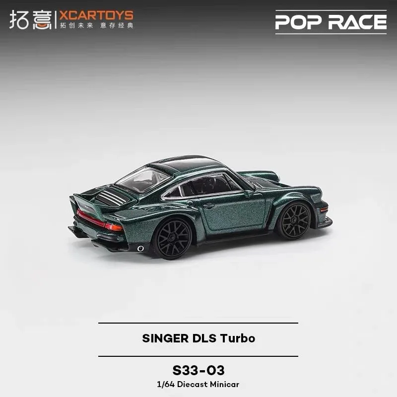 In Stock 1:64 S33-03 Singer DLS Turbo Alloy Car Model Die-Cast Static Car Model,Creative Decoration Item,Festival Gift
