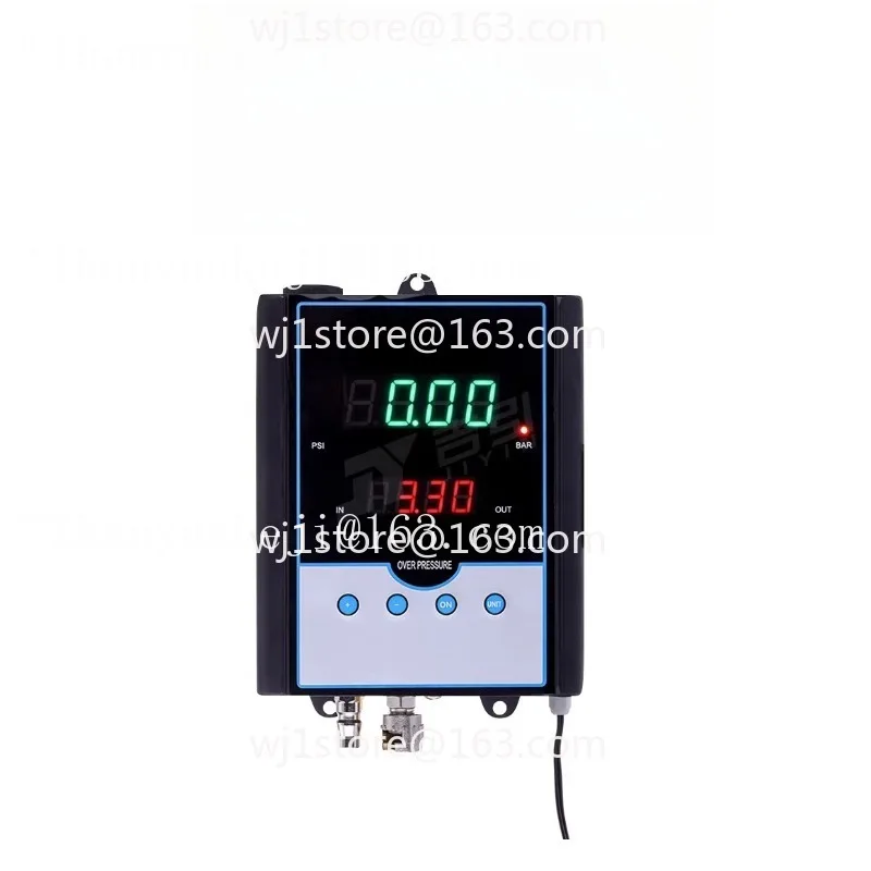 Automatic tire inflator wall-mounted digital display inflator pump