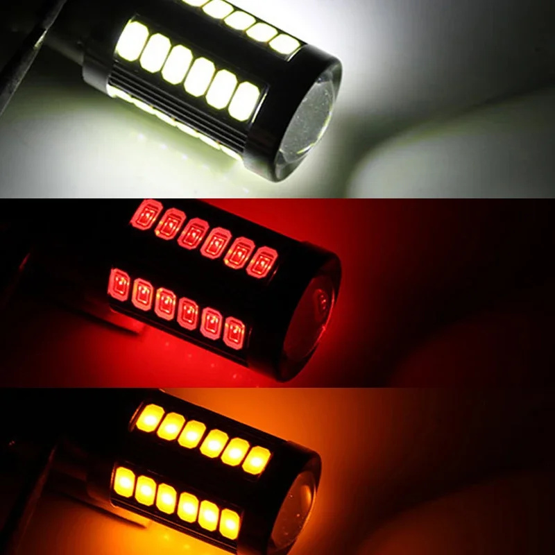 

2Pcs 1156 1157 LED 5730 5630 33SMD T20 LED Bulb For Car Truck ATV Light Turn Signal Lights Reverse Lamp DRL Bulbs