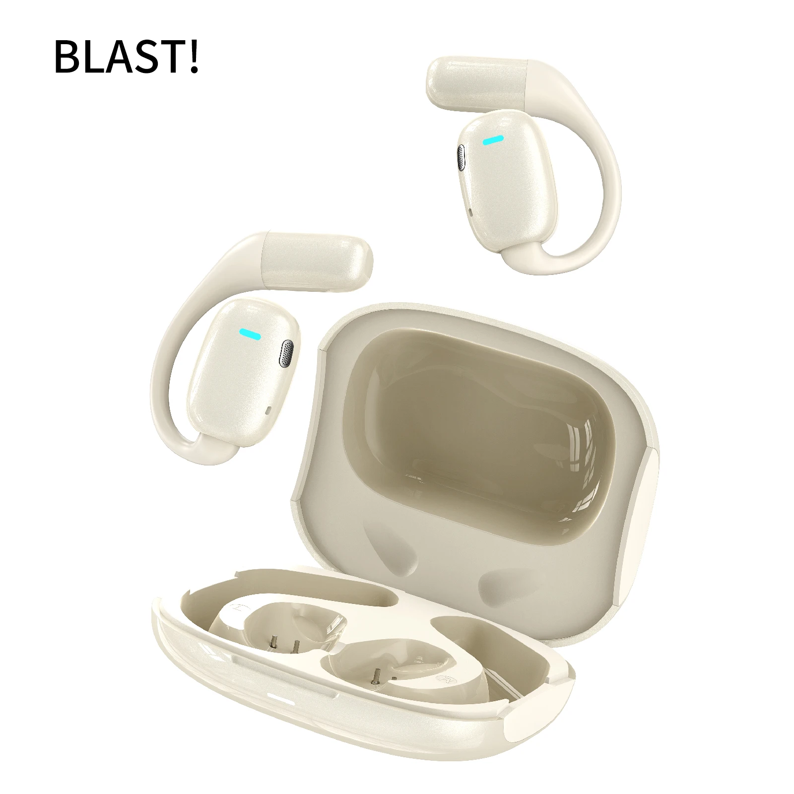 2025 Soundguru OWS سماعات i60 مفتوحة الأذن سماعات بلوتوث رياضية لاسلكية i60 ENC سماعات أذن إلغاء الضوضاء مع ميكروفون مزدوج #1