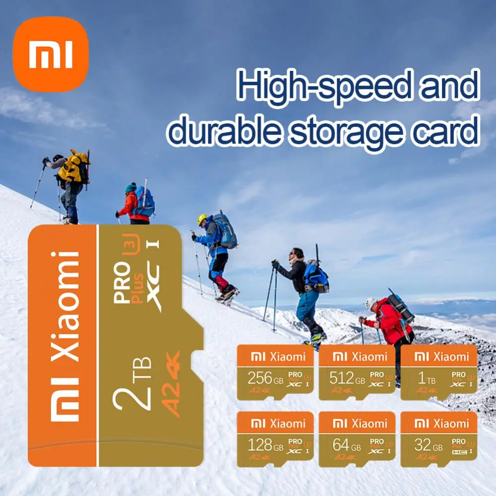 Original Xiaomi Mijia 1TB 2TB High Speed Micro TF SD Card 512GB SD Card 10 Micro TF SD Card 1TB SD Memory Card For Ps4 Ps5