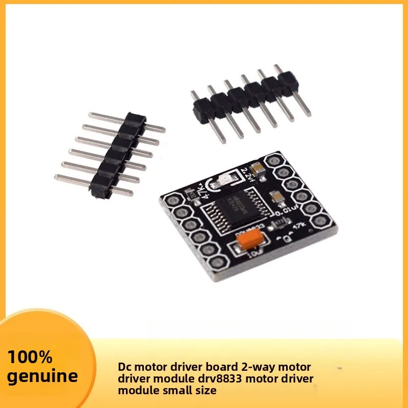 Placa de control de motor de CC, módulo de control de motor de 2 vías DRV8833, módulo de control de motor de tamaño pequeño
