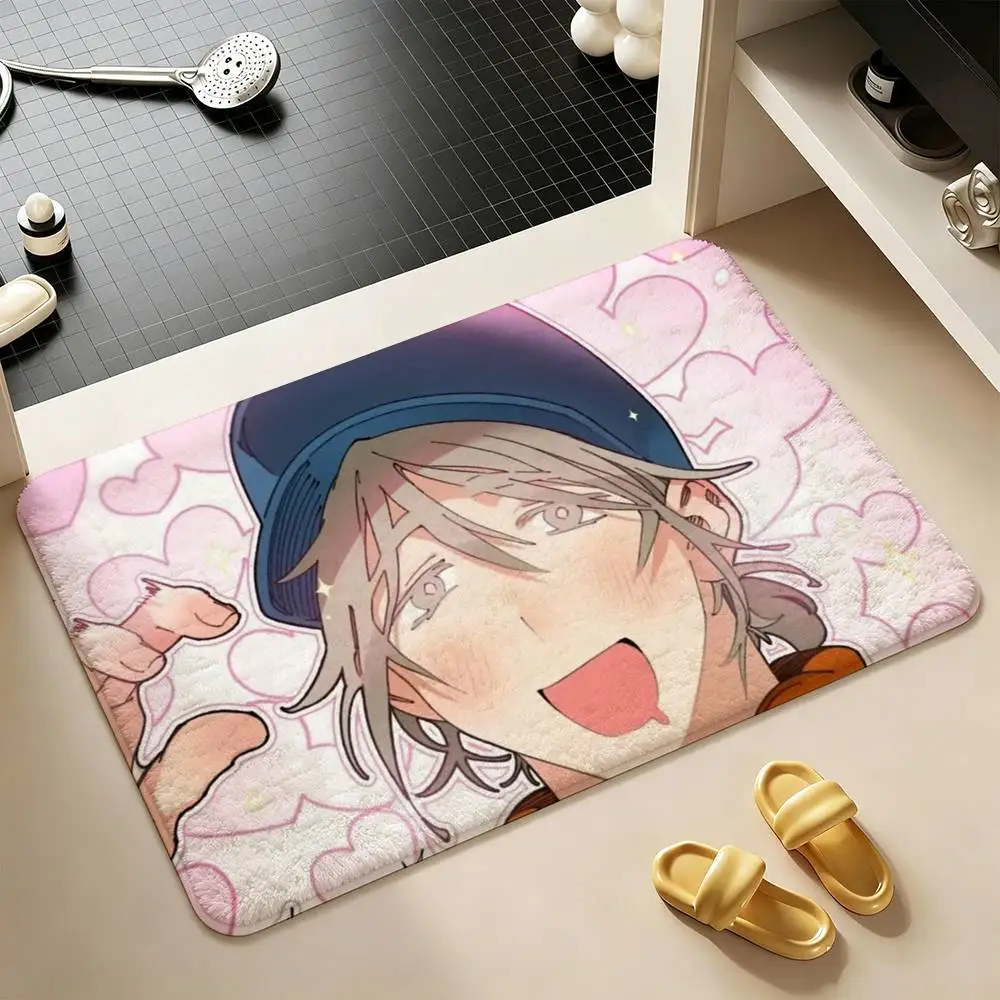 M-Manhwa Mr As Farm  Shower Room Absorbent Small Floor Mat Soft Comfortable Decorative Foot Mat