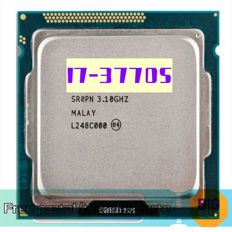 

Процессор Core i7 3770S 3,1 ГГц четырехъядерный LGA 1155