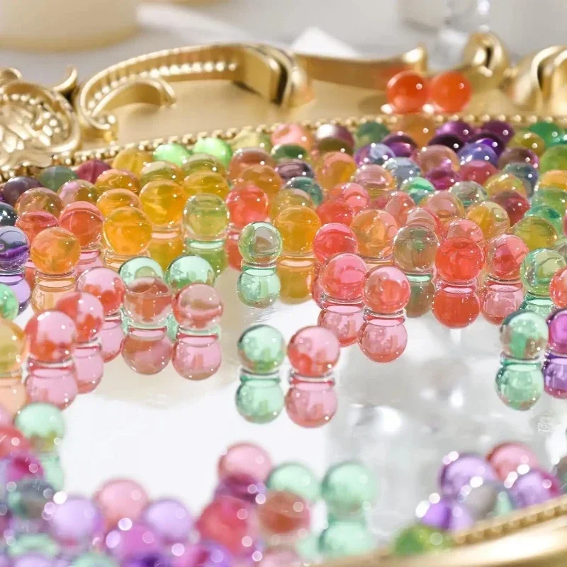 1 صندوق أنواع من اللون كريستال الطين كريستال الأرض الإسفنج خرز كريستالي فخار ملون فقاعة الخرز زراعة بدون تربة #6