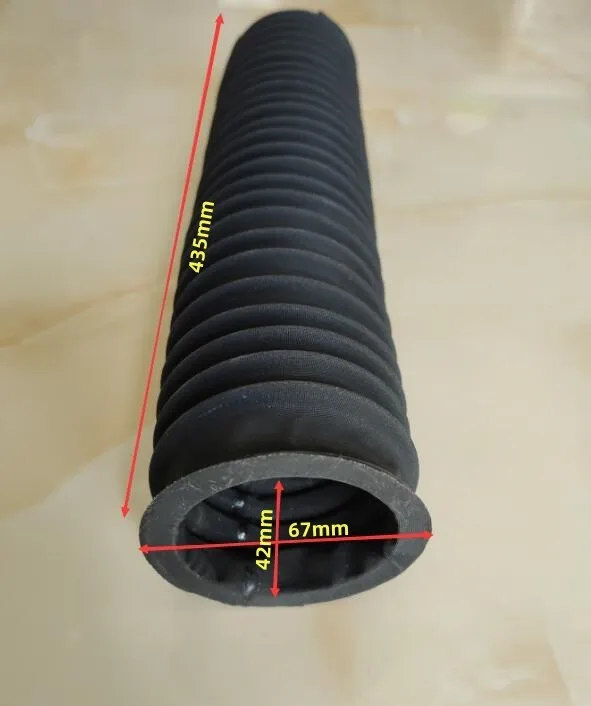 Cylinder bellows ID42 mm x Lmax 435mm for 32mm shaft.