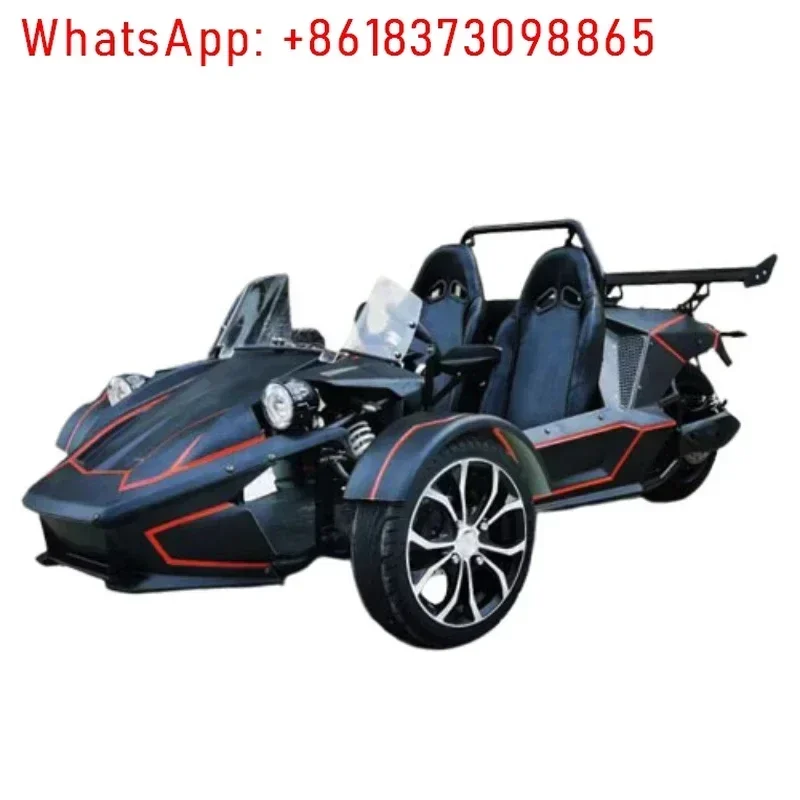 High Speed  Trike Roadster 10KW Lithium Battery Electric RacingThree Wheels Drive Motorcycle