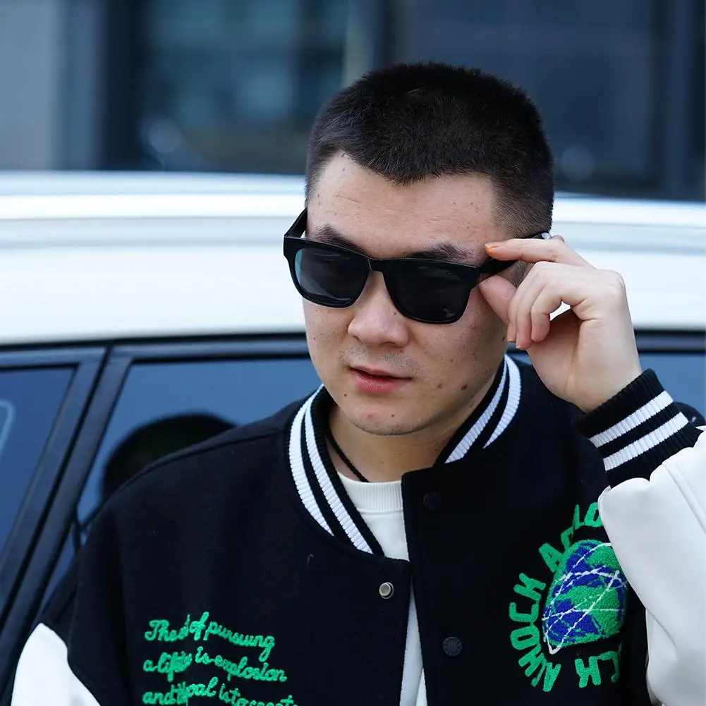 偏光サングラスクラシックブラック屋外運転サングラス釣りシェードスクエア男性女性ファッションスポーツサングラス