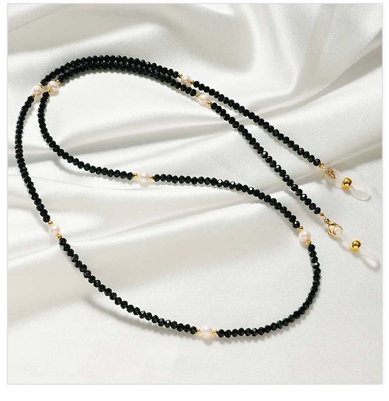 2022 neue Perlen Sonnenbrille Ketten Gold Brillen Ketten Frauen Sonnenbrille Halter Halskette Brillen Retainer Zubehör – Detail 6