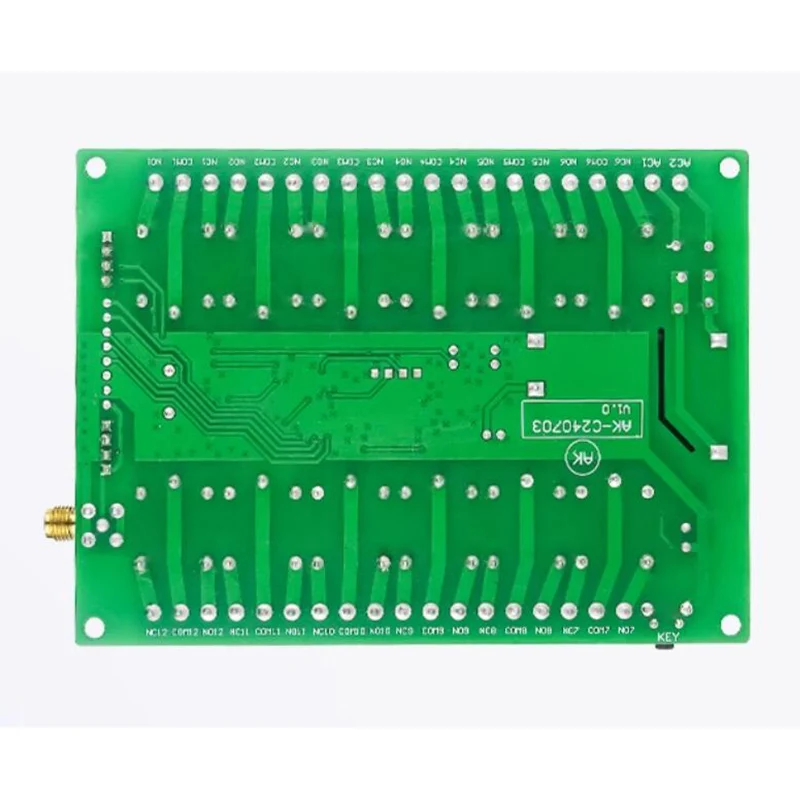 Controlador de Radio Industrial DC 12V 24V 36V 48V 12CH, Control Remoto Inalámbrico RF, Receptor para Sistema de Grúa Pu