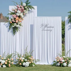 1 Panel Wrinkle Free Black Backdrop Curtain 5FTX10FT for Photo Photography Drapes Birthday Wedding Parties Christmas Stage Decor