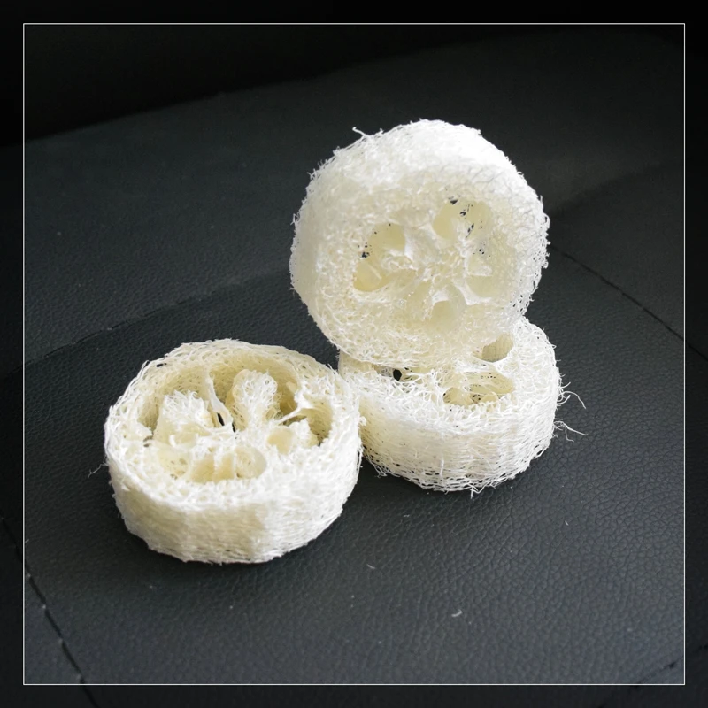 100PCS/LOT ReadStar 2CM Thick 4-6CM Width Natural Loofah Luffa Sponge DIY Soap Core Soap Dish Bath Scrubber
